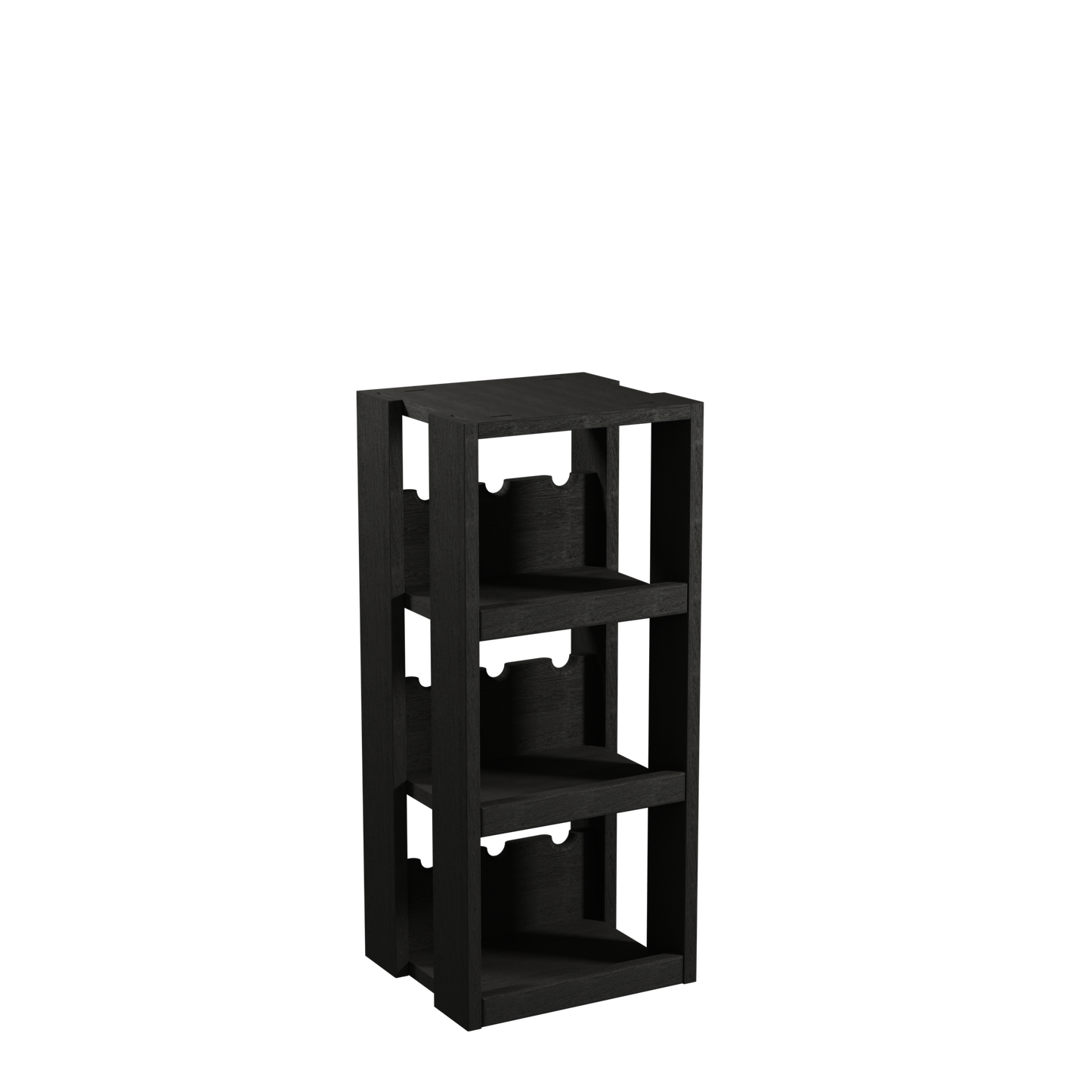 Sorrells: 9 Bottle Solid Red Wood Wine Rack BS/AV9