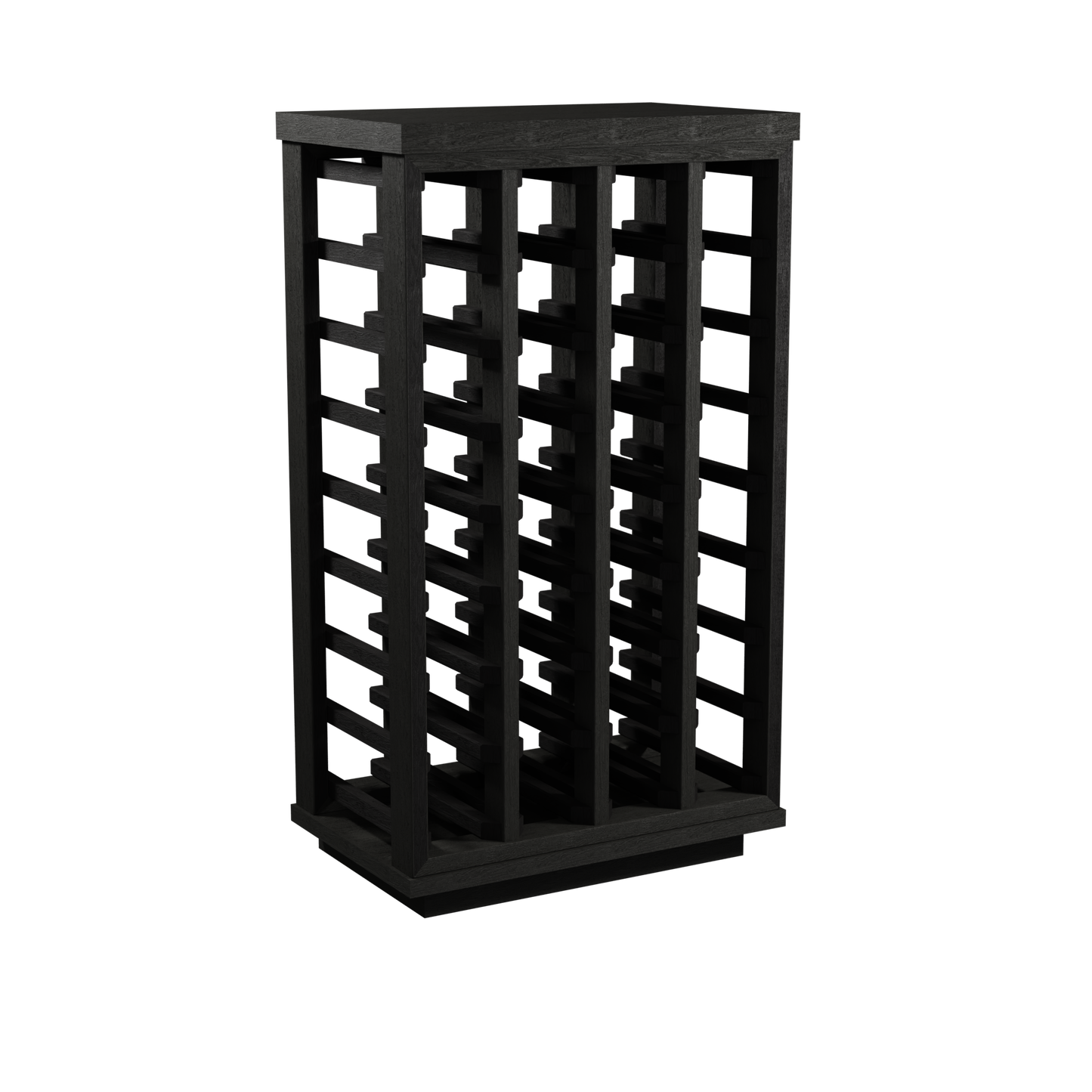 Sorrells: 32 Bottle Quad Sectioned Wine Rack BS/SR32