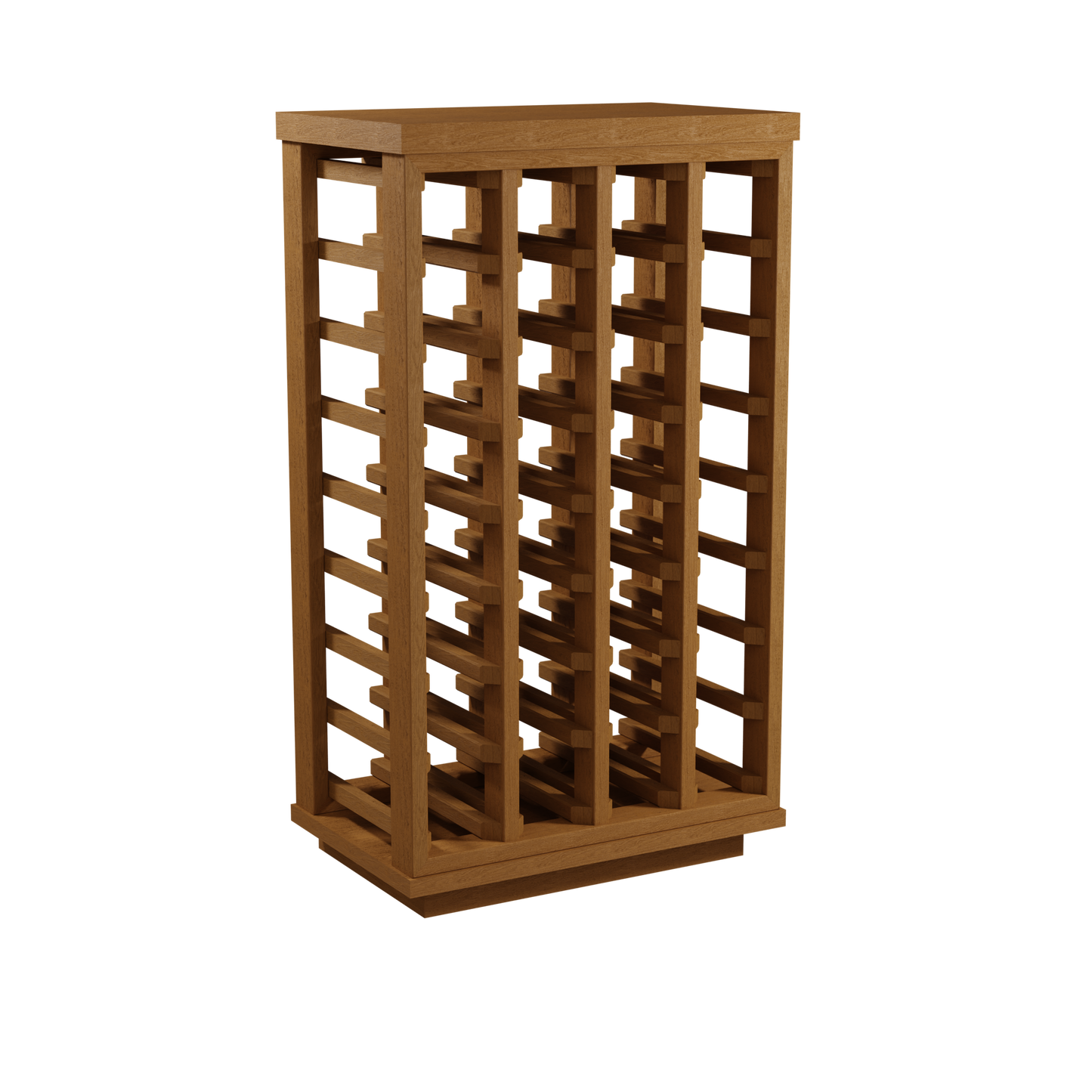 Sorrells: 32 Bottle Quad Sectioned Wine Rack BS/SR32