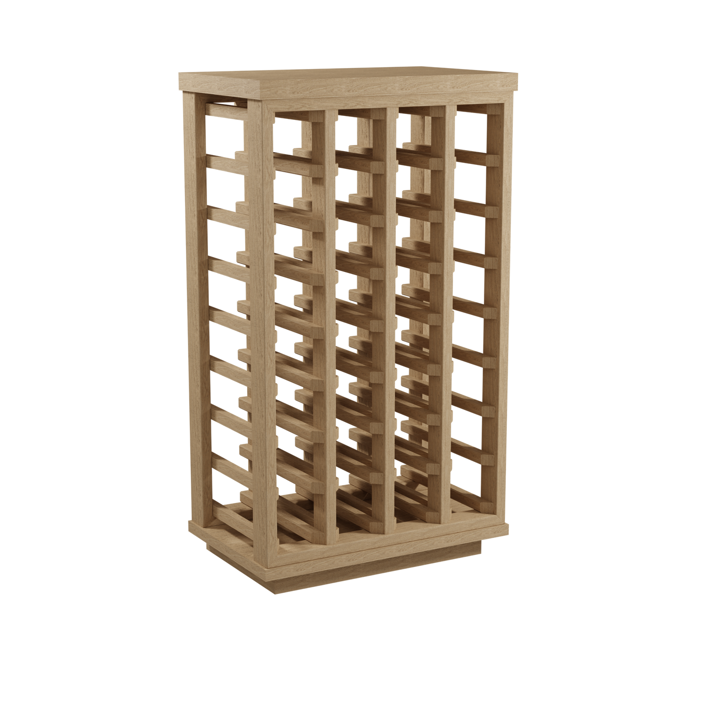 Sorrells: 32 Bottle Quad Sectioned Wine Rack BS/SR32