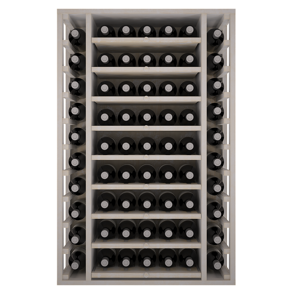 Xi: Coloured Pine 65 Bottle Capacity Wine Rack