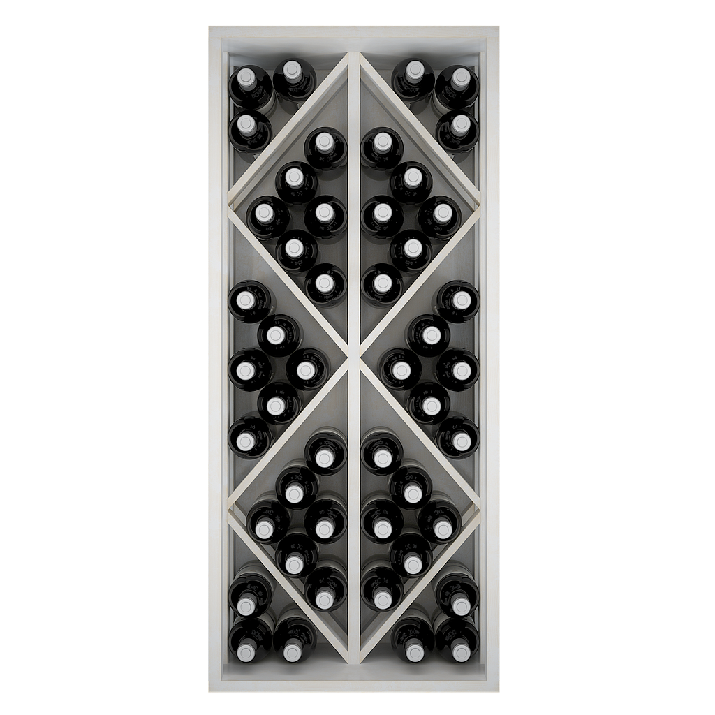 Xi: Hand Crafted Pine 48 Bottle Capacity Wine Rack