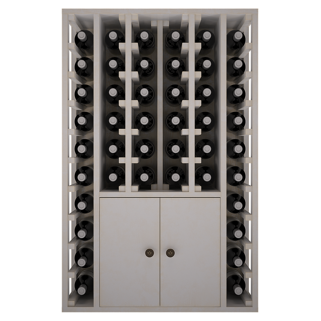 Xi: 44 Bottle Capacity Wine Rack With Storage Compartment