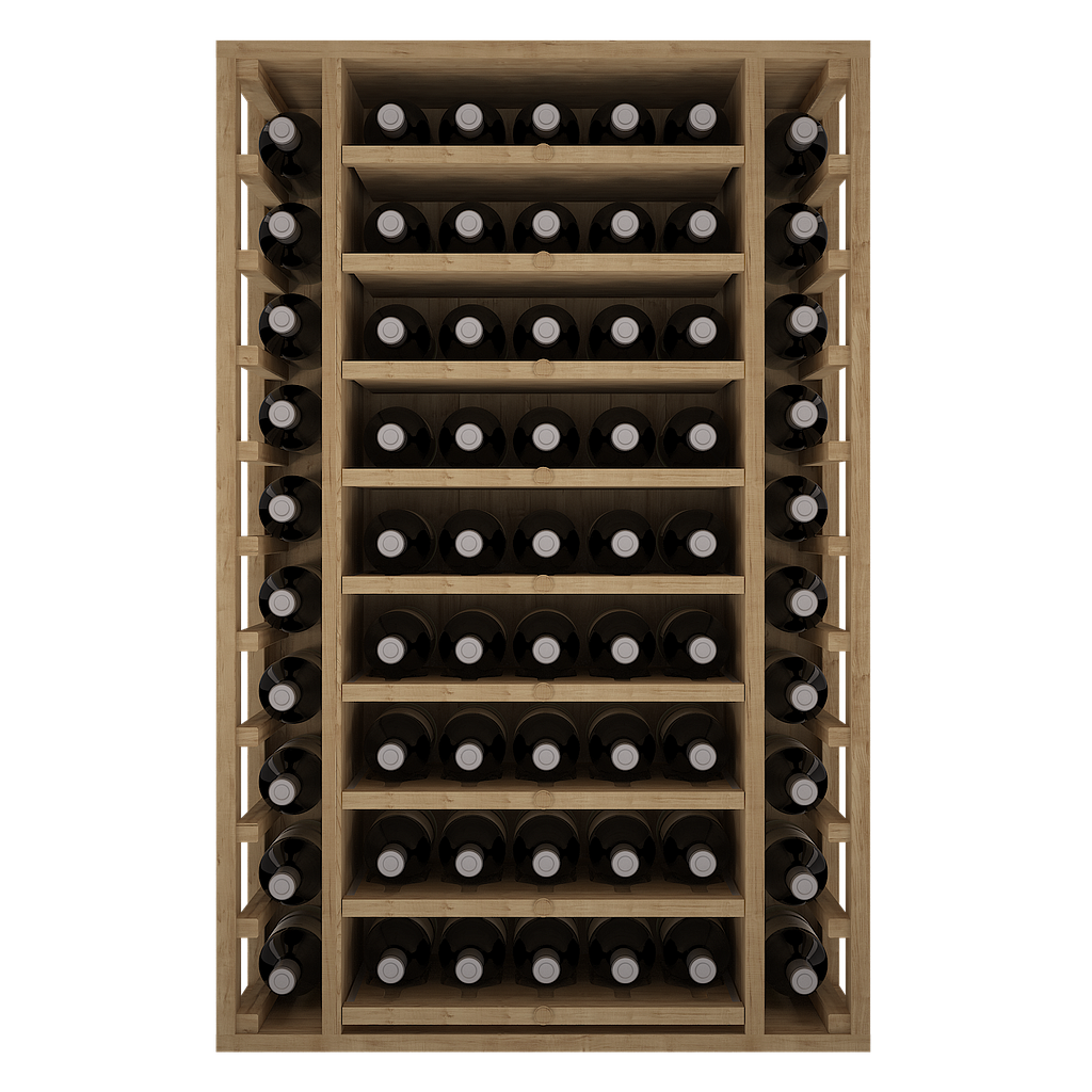 Xi: Coloured Pine 65 Bottle Capacity Wine Rack