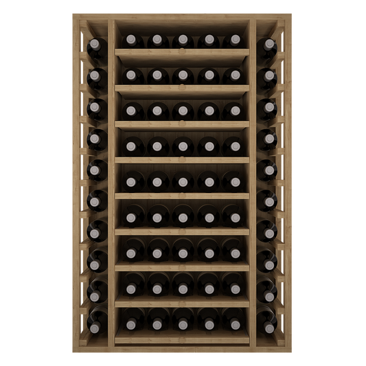 Xi: Coloured Pine 65 Bottle Capacity Wine Rack