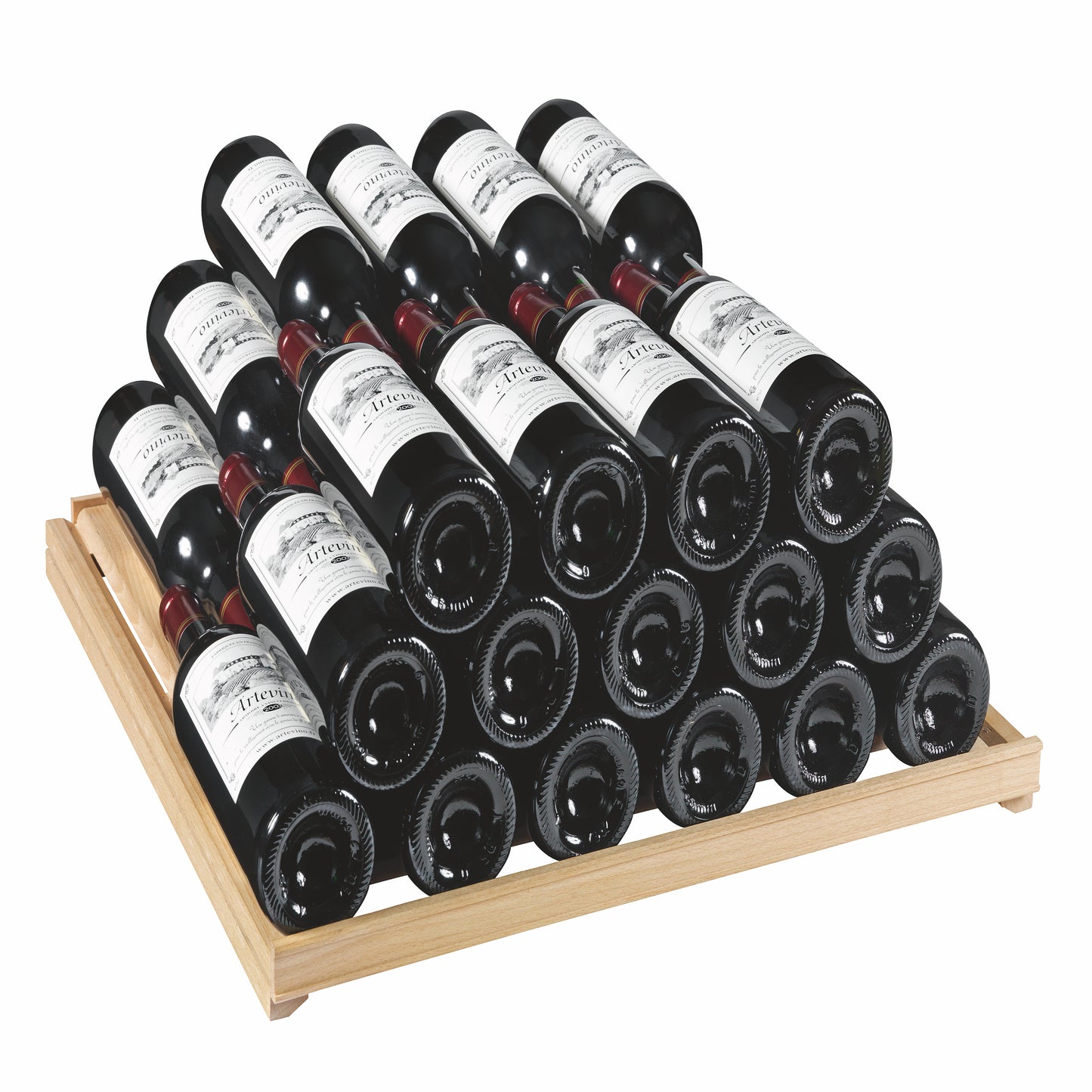 ArteVino: 98 Bottle Wine Maturing Temperature Controlled Wine Cabinet (OXP1T98NPD)