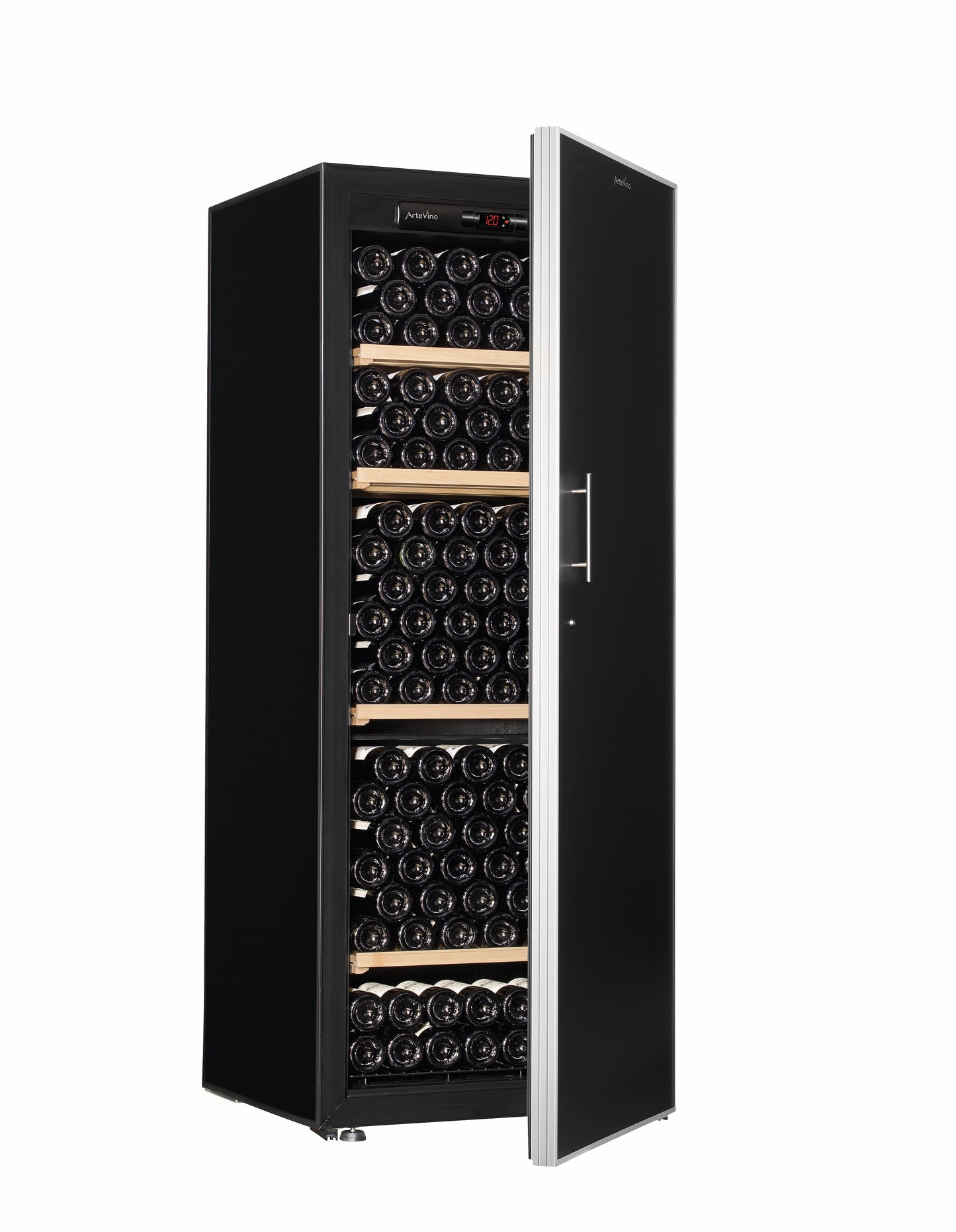 ArteVino: 230 Bottle Capacity Maturing Wine Cabinet, Single Zone, Solid Door (Left Hinge) OXG1T230NPG