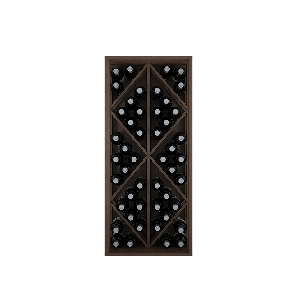 Xi: Hand Crafted Pine 48 Bottle Capacity Wine Rack