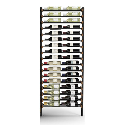 Xi: Prestige Oak 68 Bottle Capacity Display Rack