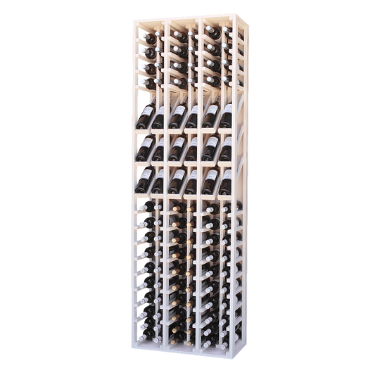 Xi: Prestige White Pine 102 Bottle Capacity Wine Rack