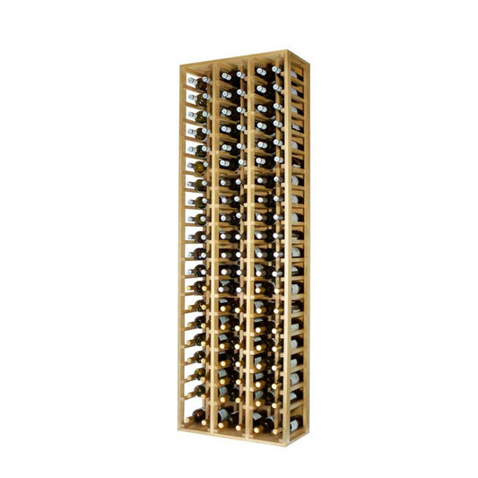 Xi: Crafted Oak 120 Bottle Capacity Wine Rack