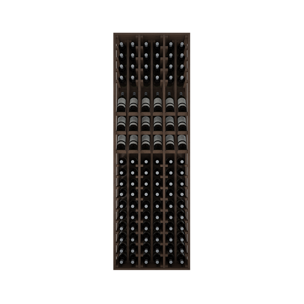 Xi: Prestige Dark Pine 102 Bottle Capacity Wine Rack