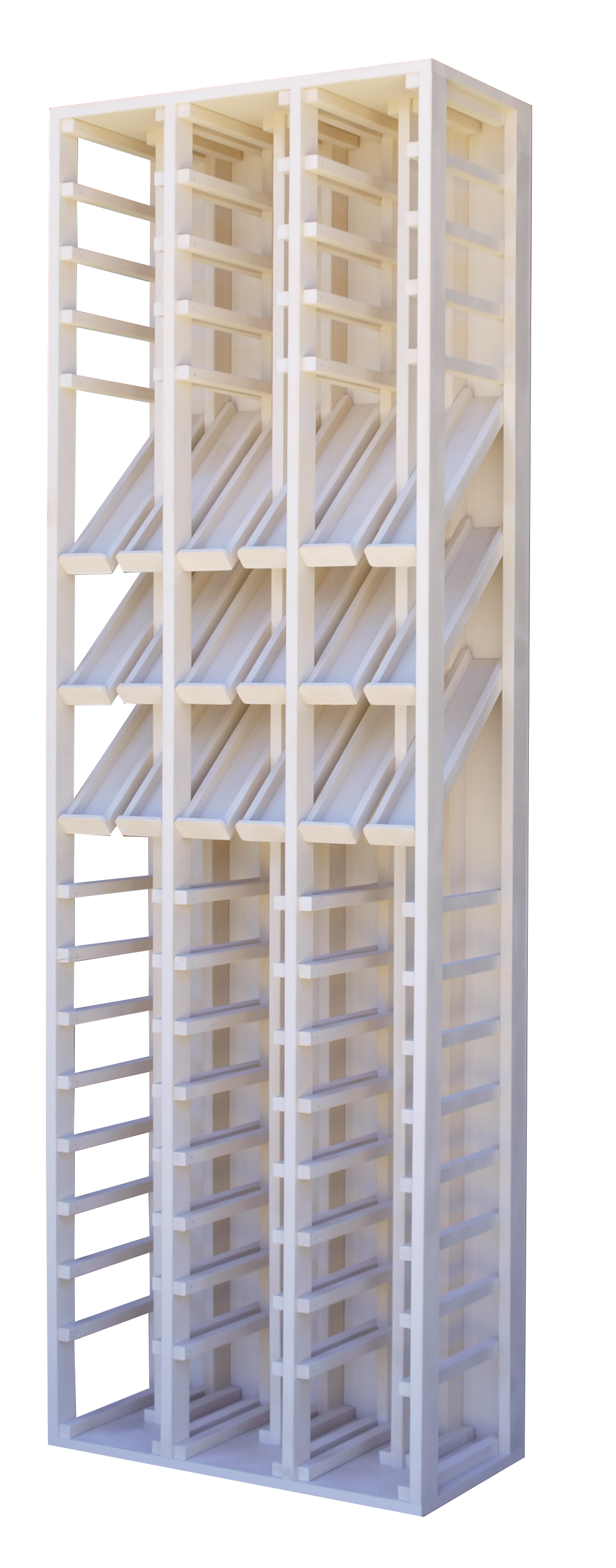 Xi: Prestige White Pine 102 Bottle Capacity Wine Rack